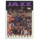 Dell Curry autograph
