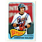 Christian Walker autograph