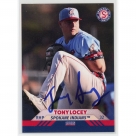 Tony Locey autograph