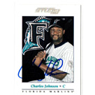 Charles Johnson autograph