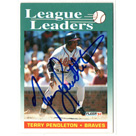 Terry Pendleton autograph