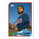 Jeff Reardon autograph