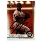 Justus Sheffield autograph