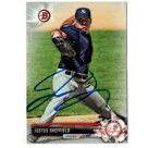 Justus Sheffield autograph