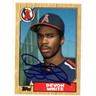 Devon White autograph