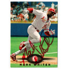 Mark Whiten autograph