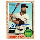 Mac Williamson autograph