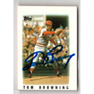 Tom Browning autograph