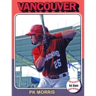 PK Morris autograph