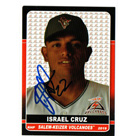 Israel Cruz autograph