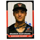 Brandon Martorano autograph