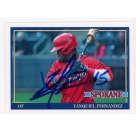 Yanquiel Fernandez autograph