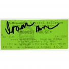 Isaac Brock autograph