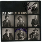 Lyle Lovett (Lyle Lovett & Willie Green Jr.) autograph