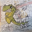 Motion City Soundtrack (Justin Pierre, Joshua Cain, Jesse Johnson, Matthew Taylor, & Tony Thaxton) autograph