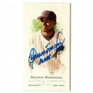 Orlando Hernandez autograph