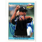 Wilson Alvarez autograph