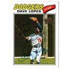 Davey Lopes autograph