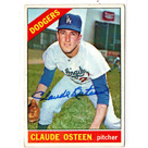 Claude Osteen autograph