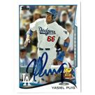 Yasiel Puig autograph