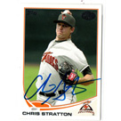 Chris Stratton autograph