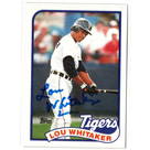 Lou Whitaker autograph