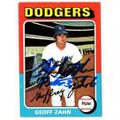 Geoff Zahn autograph