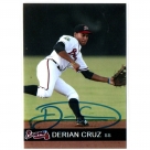 Derian Cruz autograph